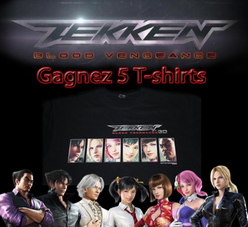 concours,gagner,t-shirt,tekken blood vengeance,namco