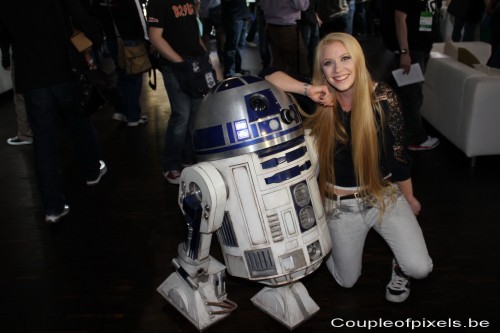 gamescom 2011,photos,insolite,cosplay, r2d2, microsoft play day