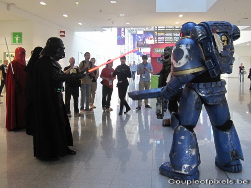 gamescom 2011,photos,insolite,cosplay, dark vador, warhammer