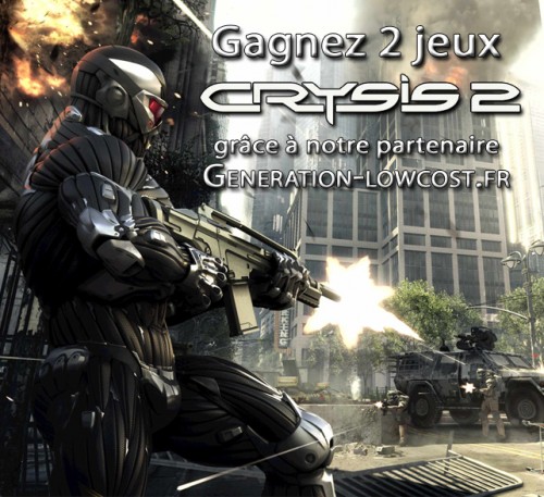 concours, crysis 2, generation-lowcost.fr, PS3, xbox360