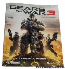 dossier presse,kit presse,gears of war 3,goodies