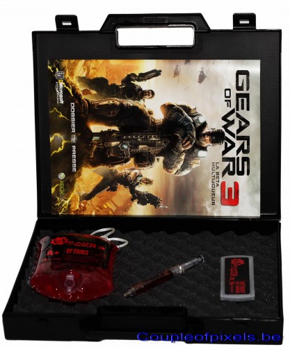 dossier presse,kit presse,gears of war 3,goodies