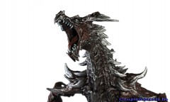 the elder scrolls, skyrim, bethesda, figurine, figurine photo, dragon