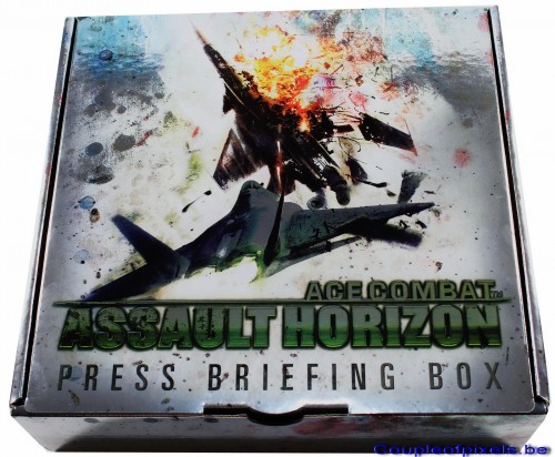 ace combat assault horizon,kit presse,déballage,namco