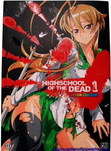 highschool of the dead, manga, colorisé