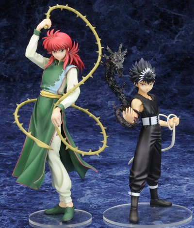 yuyu hakusho,hiei,kurama,figurine,pvc,kotobukiya