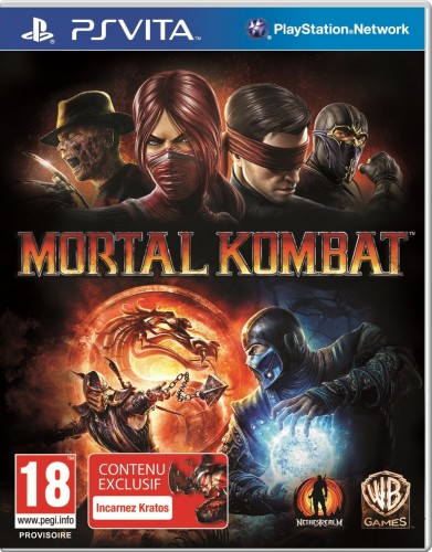 mortal kombat,ps vita,jaquette