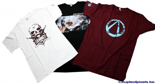 e3 2012,goodies,t-shirt, spec ops : the line, metal gear rising revengeance, borderlands 2