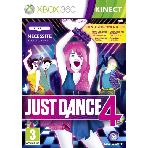 just dance 4, jaquette