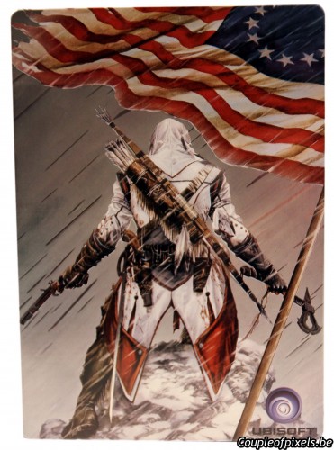 assassin's creed 3,collector,freedom edition,déballage,goodies,figurine