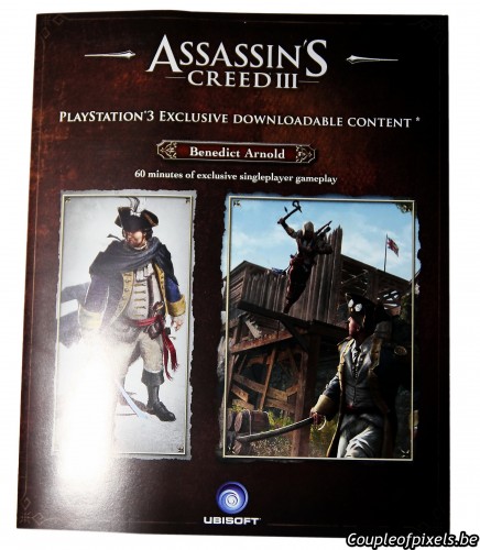 assassin's creed 3,collector,freedom edition,déballage,goodies,figurine