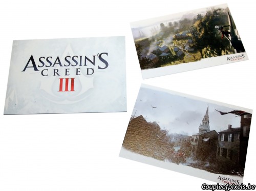 assassin's creed 3,collector,freedom edition,déballage,goodies,figurine