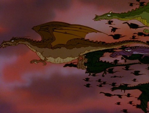 nostalgie, le vol des dragons, the flight of dragons, film, dessin animé, culte