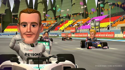 f1 race stars,test,codemasters,mario kart like