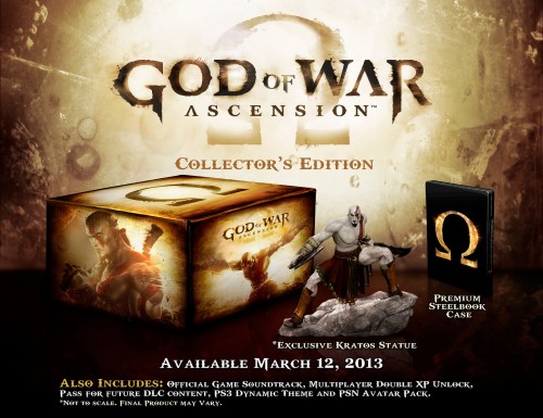 god of war ascension, collector, ps3