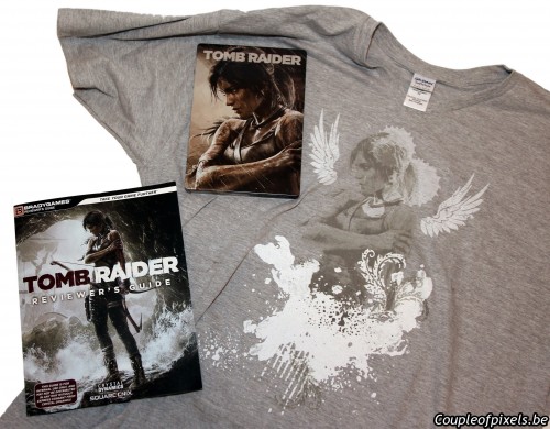 tomb raider,steelbook,t-shirt,arrivage,square enix,goodies