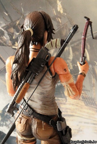 tomb raider,collector,déballage,lara croft,figurine,survival kit