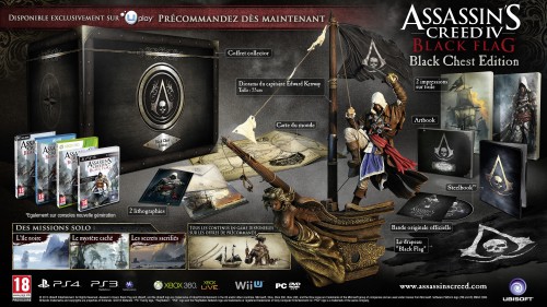 assassin's creed 4 black flag, black chest, collector