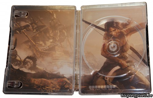 tomb raider,steelbook,t-shirt,arrivage,square enix,goodies