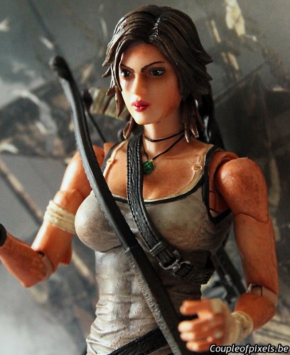 tomb raider,collector,déballage,lara croft,figurine,survival kit