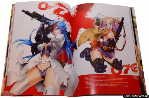 artbook,sexy,highschool of the dead,triage x,shouji sato