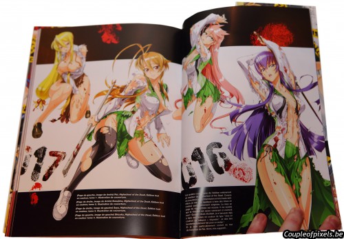 artbook,sexy,highschool of the dead,triage x,shouji sato