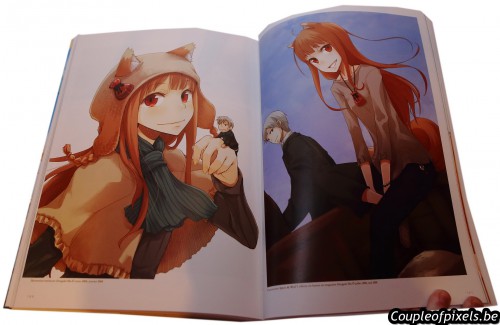 artbook, spice & wolf, pandora heart, craquage