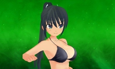 senran kagura burst,test,3ds,beat them all,sexy