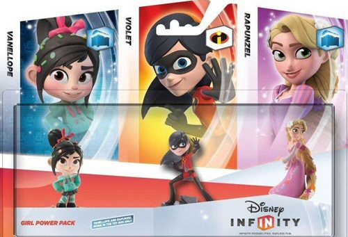 disney infinity, girl power, reine des neiges, packs, disney, figurine