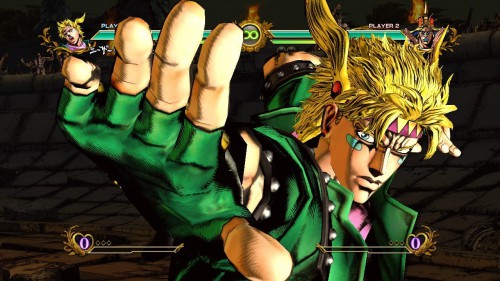 jojo's bizarre adventure, test, namco, baston