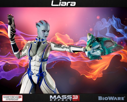 gaming heads,liara,mass effect,figurine,statuette