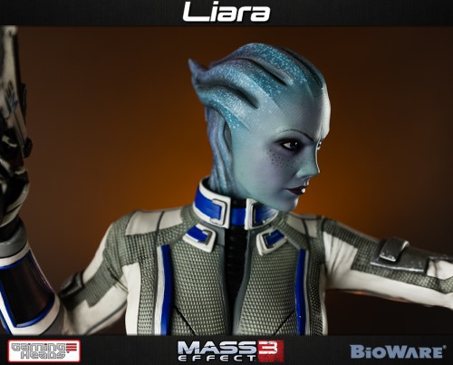 gaming heads,liara,mass effect,figurine,statuette