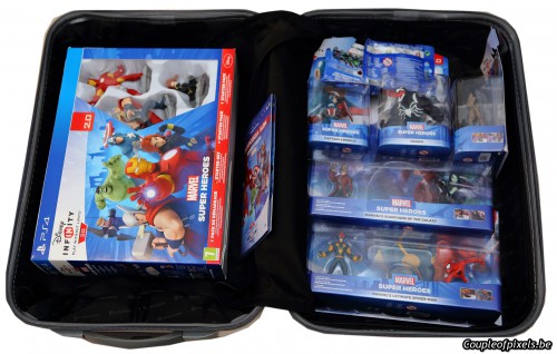 disney infinity 2.0,marvel,kit presse,valise,starter pack,pack de démarrage,présentation