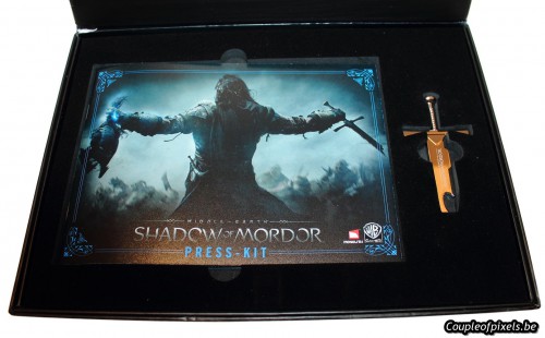 shadow of mordor,l'ombre du mordor,kit presse,déballage