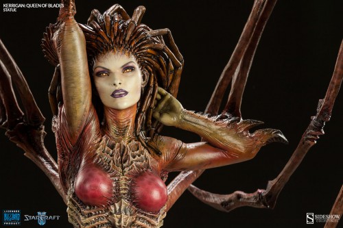 craquage,figurine,résine,kerrigan,sideshow