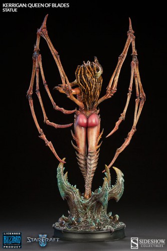 craquage,figurine,résine,kerrigan,sideshow