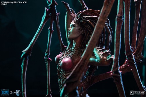 craquage,figurine,résine,kerrigan,sideshow