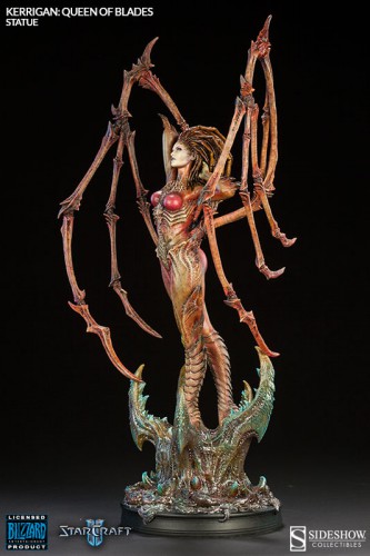 craquage,figurine,résine,kerrigan,sideshow