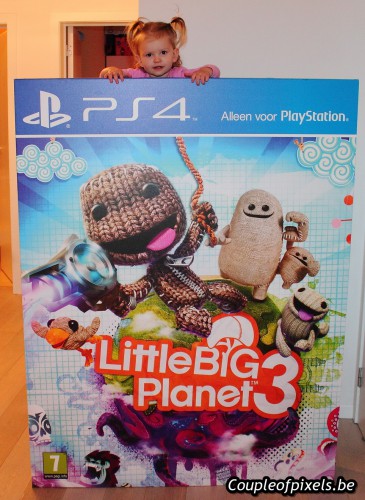 little big planet 3,boîte géante,déballage,publicités,kit presse