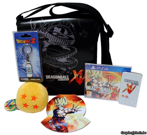 dragon ball xenoverse,kit presse,déballage,goodies