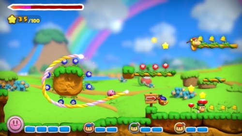 kirby et le pinceau arc en ciel,test,avis,nintendo