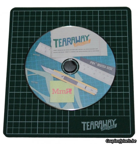 tearaway unfolded,déballage,kit presse