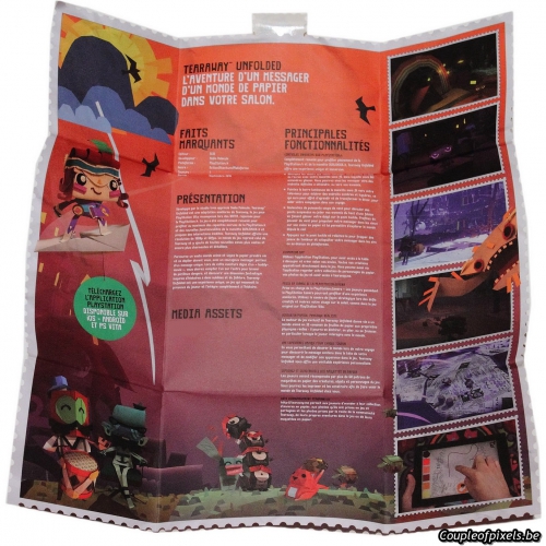 tearaway unfolded,déballage,kit presse