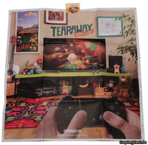 tearaway unfolded,déballage,kit presse