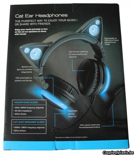 casque audio,axent wear,oreilles de chat,avis,headphones