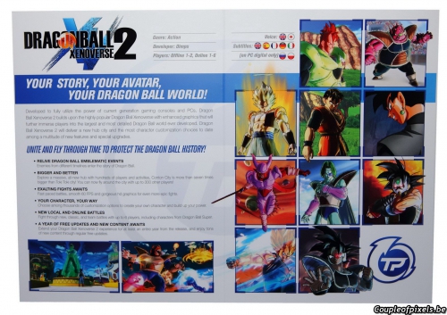 dragon ball xenoverse 2,déballage,kit presse,goodies