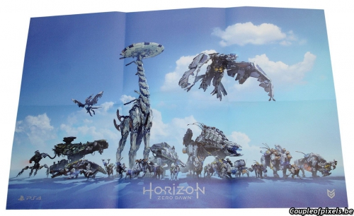 horizon zero dawn,déballage,unboxing,kit presse,press kit