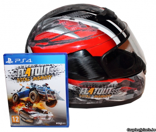 flatout 4,total insanity,déballage,unboxing,kit presse,press kit,casque