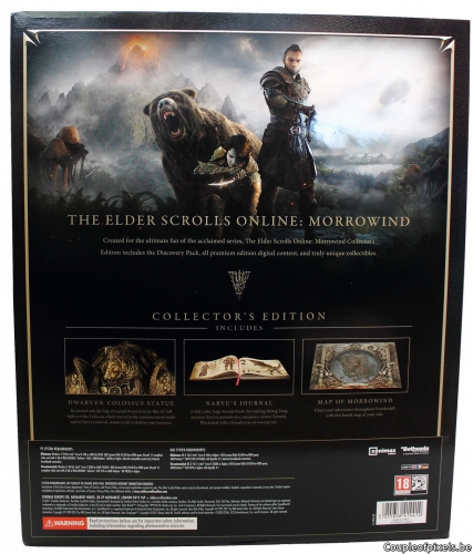 elder scrolls online,morrowind,collector,déballage,unboxing