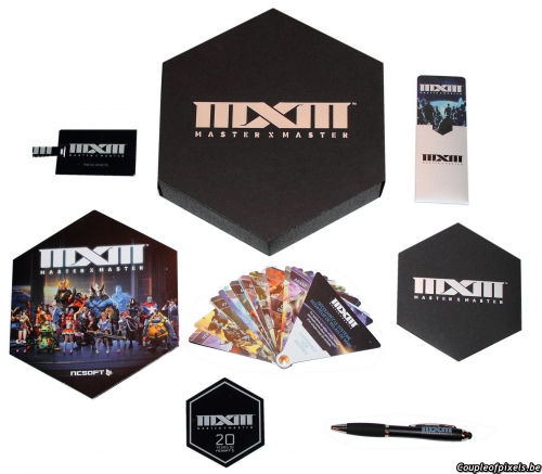 master x master,ncsoft,moba,déballage,unboxing,kit presse,press kit